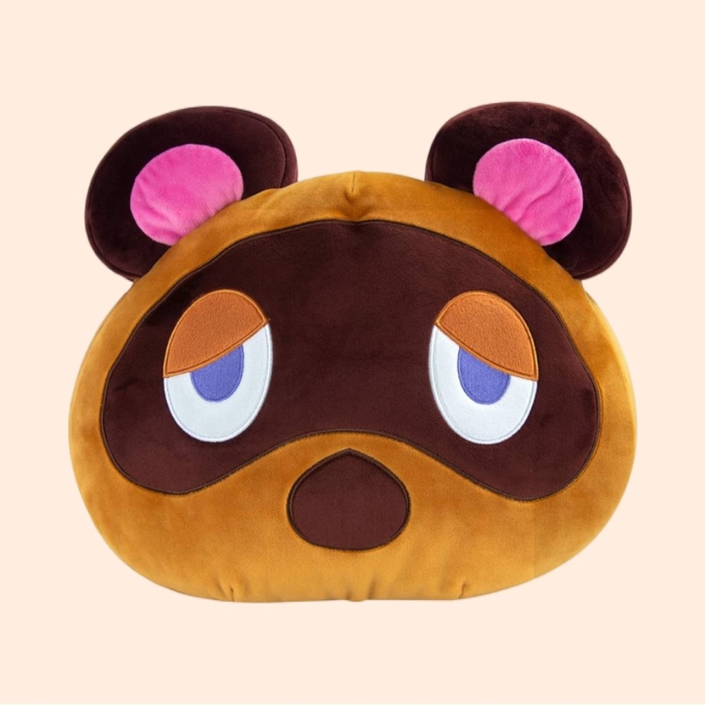 Tom Nook Head Pillow
